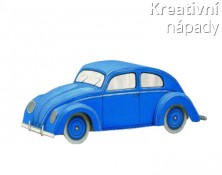 Papírový model - VW "Brouk"