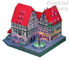 Papírový model - Mariánská lékárna Rothenburg