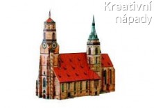 Papírový model - Univerzitní kostel Stuttgart