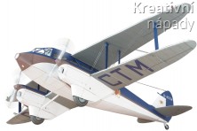Papírový model - De Havilland DH89 "Dragon Rapide"