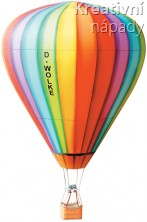 Papírový model - Horkovzdušný balón  (624)