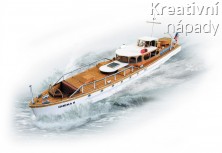 Papírový model - Motorová jachta "OHEKA II"