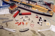 Papírový model - Železniční trajekt