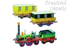 Papírový model - Ludwigsbahn Adler