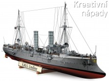 Papírový model - Lehký křižník S.M.S. Undine (3038)