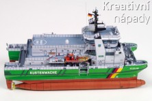 Papírový model / vystřihovánka - Německý celní křižník "Helgoland/Borkum" (3434)