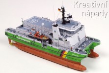 Papírový model / vystřihovánka - Německý celní křižník "Helgoland/Borkum" (3434)