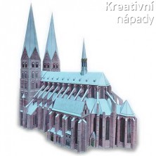 Papírový model - kostel Panny Marie Lübeck (S126)