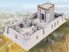Papírový model - Chrám v Jeruzalémě (731)