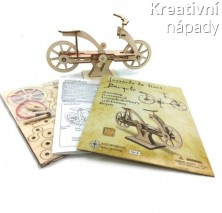 Dřevěný model Da Vinciho bicyklu
