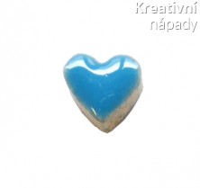 Mozaika srdce modré - malé 8 mm