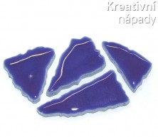 Mozaika zlomky 20-60x6,5 mm tm. modrá F23b
