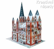 Papírový model - adventní kalendář Limburská katedrála (807)
