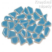 Mozaika zlomky 5-15x4 mm modrá FM21b