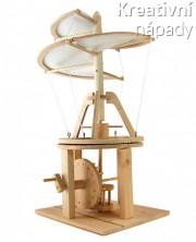 Dřevěný model Da Vinciho helikoptéry
