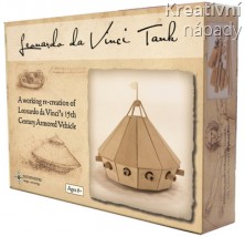 Krabice od dřevěného modelu Da Vinciho tanku