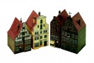  - Papírový model - Čtyři domy z Lüneburgu II