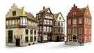  - Papírový model - Čtyři staré městské domy