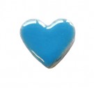  - Mozaika srdce modré - střední 13 mm