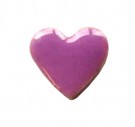  - Mozaika srdce purpurové - střední 13 mm