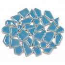 Mozaika zlomky 5-15x4 mm modrá FM21b