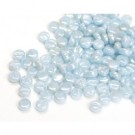  - Roztomilé puntíky - perleťová světle modrá aqua