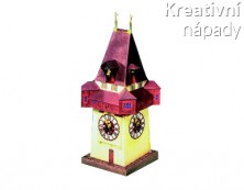 Papírový model - Hodinová věž v Grazu