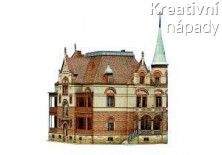 Papírový model - Vila Braun Metzingen