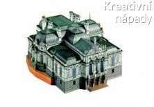 Papírový model - Zámek Linderhof