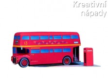 Papírový model - Londýnský autobus