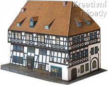 Papírový model - Dům Martina Luthera