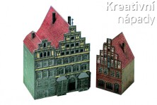 Papírový model - Dva domy z Lüneburgu I