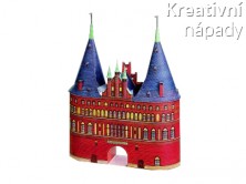 Papírový model - Holštýnská brána Lübeck