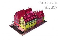 Papírový model - Hotel„Eisenhut“ Rothenburg