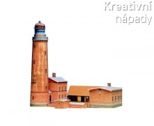 Papírový model - Maják a museum Darsser Ort