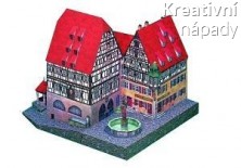 Papírový model - Mariánská lékárna Rothenburg