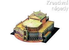 Papírový model - Saská státní opera Semperoper