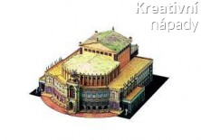 Papírový model - Saská státní opera Semperoper