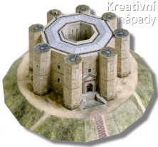 Papírový model - Castel del Monte