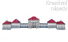 Papírový model - Palác Nymphenburg