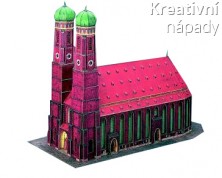 Papírový model - Frauenkirche (Kostel naší paní)