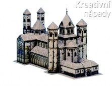 Papírový model - Opatství Maria Laach