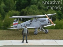 Papírový model - Bücker 131 Jungmann