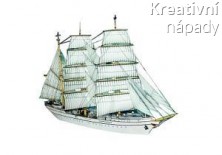 Papírový model - Gorch Fock-(616)