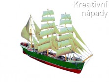 Papírový model - Rickmer Rickmers