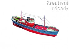 Papírový model - Rybářská loď „Gustav Dahrendorg“