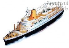 Papírový model - TS Bremen