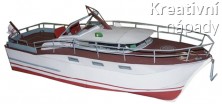 Papírový model- Člun Chris Craft Futura(71008)