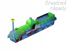 Papírový model - Dampflok "Drache"