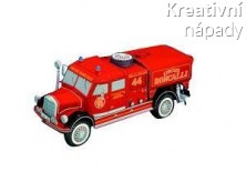 Papírový model -  Hasičský vůz cirkusu Roncalli